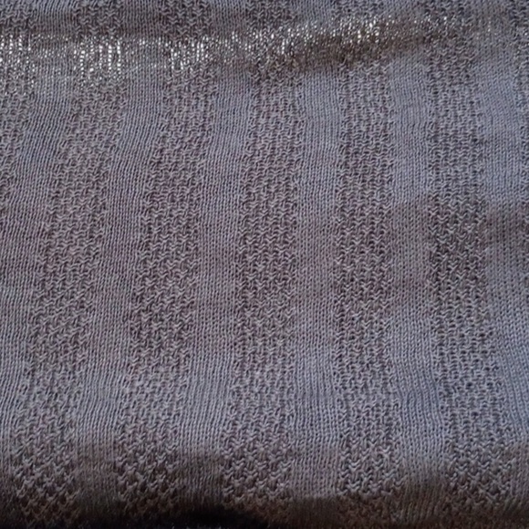 Tahari Womens Sweater Sz M 100% Linen Blue Knit Light Pullover Comfy Layer Cold - Picture 2 of 8